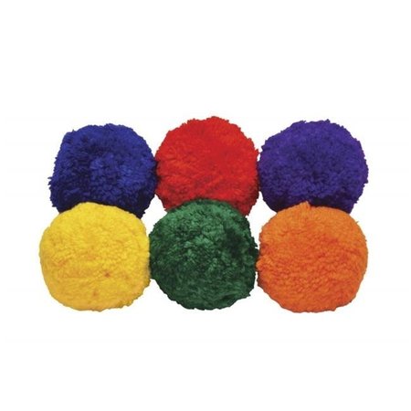 MONSTER TOY Monster Toy 1478726 Sportime 3 in. Yarn Ball Set - Set of 6; Assorted Color 1478726